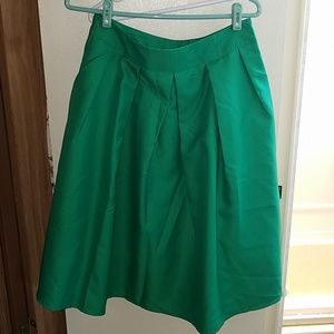 A line skirt green